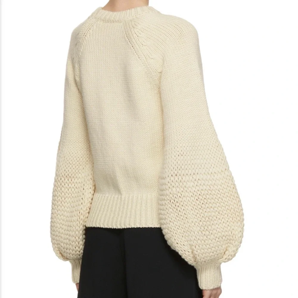 NWT Chloe Cream Knit Sweater - Picture 1 of 7